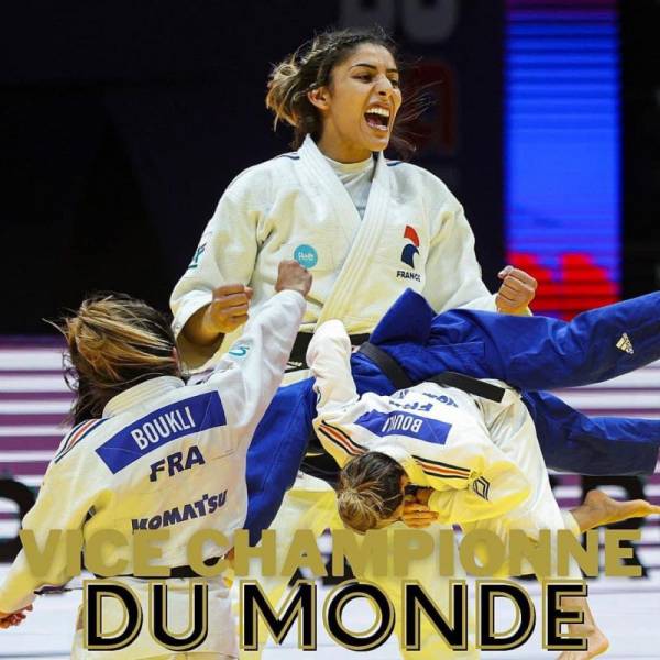 Shirine Boukli, désormais vice championne du monde de judo